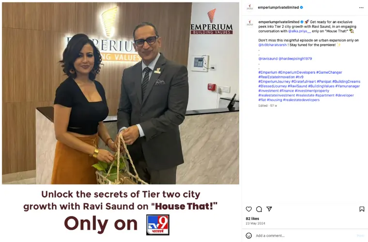 Emperium influencer collaboration on TV9's House That!