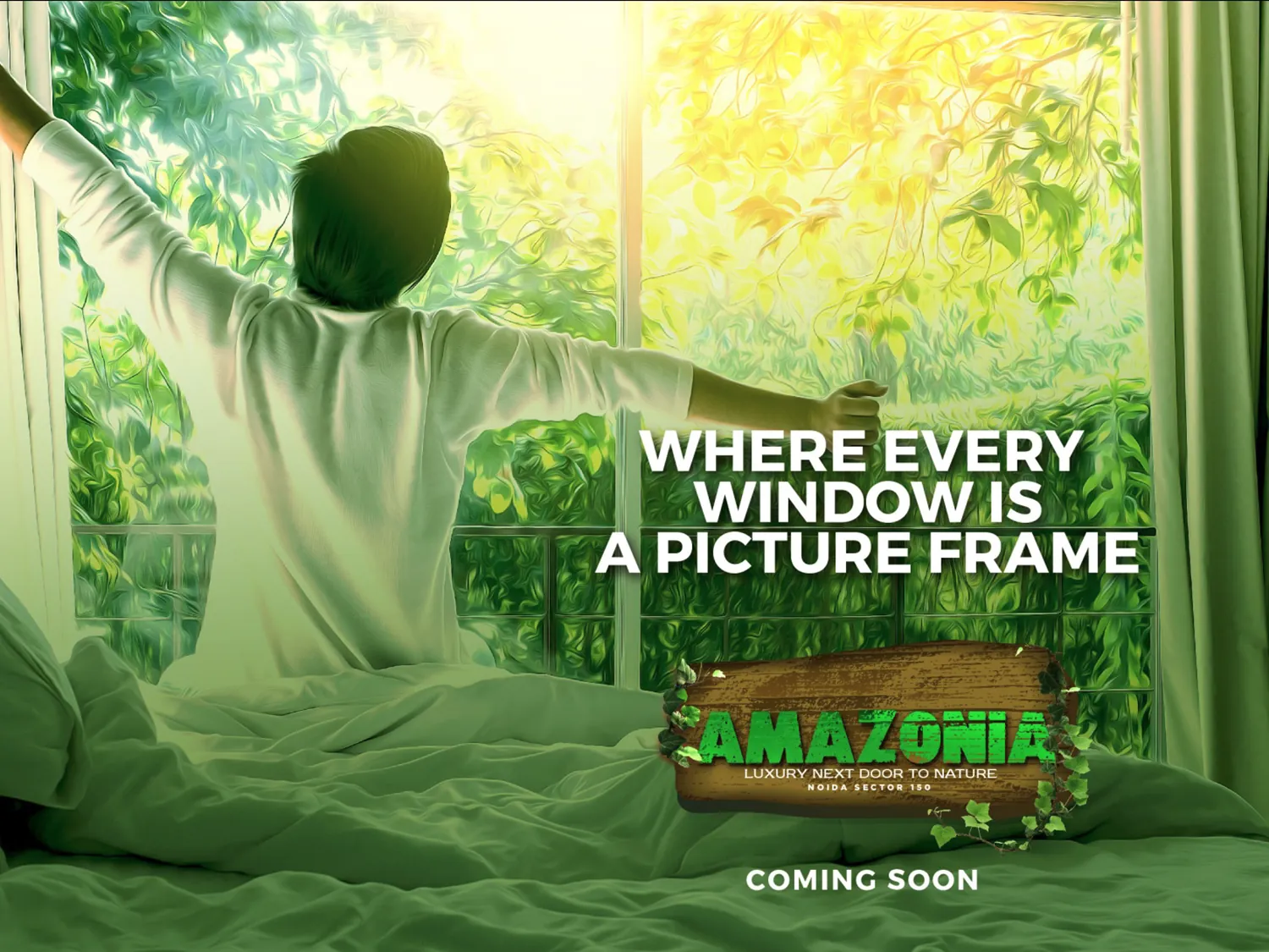 Supertech Amazonia launch visual: where every window is a picture frame